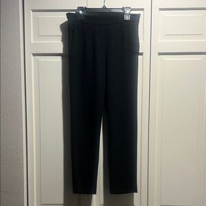 Classic Black Pull-On Ankle Pants